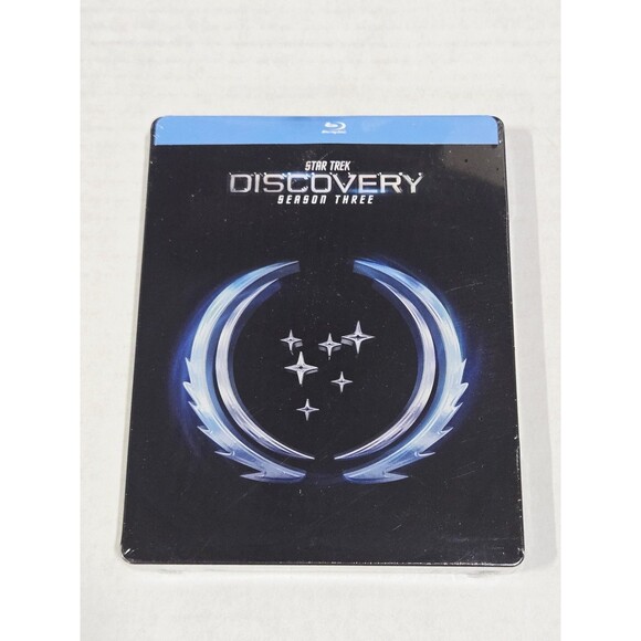 Star Trek Discovery Season 3 Blu-ray 4 Disc Set Steelbook Limited Edition New - Picture 1 of 7